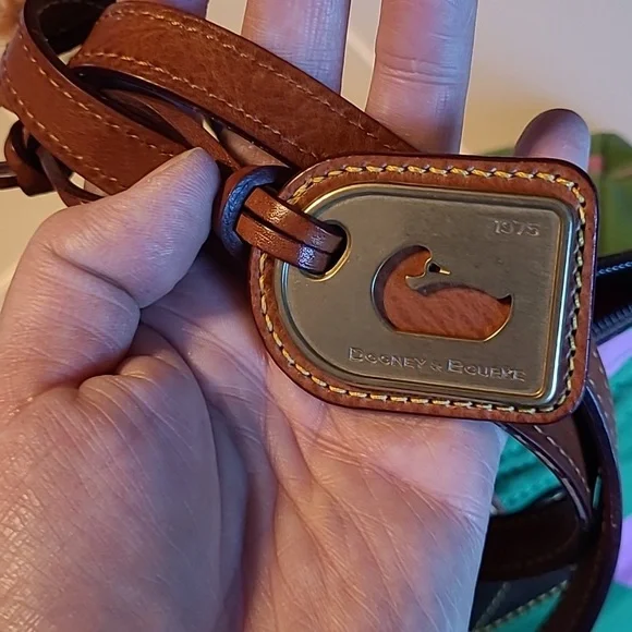 Dooney & Bourke-Green and Pink Vintage Purse Pre-loved. - Picture 16 of 16